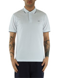 WEISS | Polo aus Baumwoll-Piqué mit kontrastierenden Details