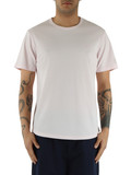 ROSA CHIARO | T-shirt in cotone piquet stretch con ricamo logo