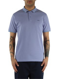 HELLVIOLETT | Polo aus Baumwoll-Piqué mit kontrastierenden Details