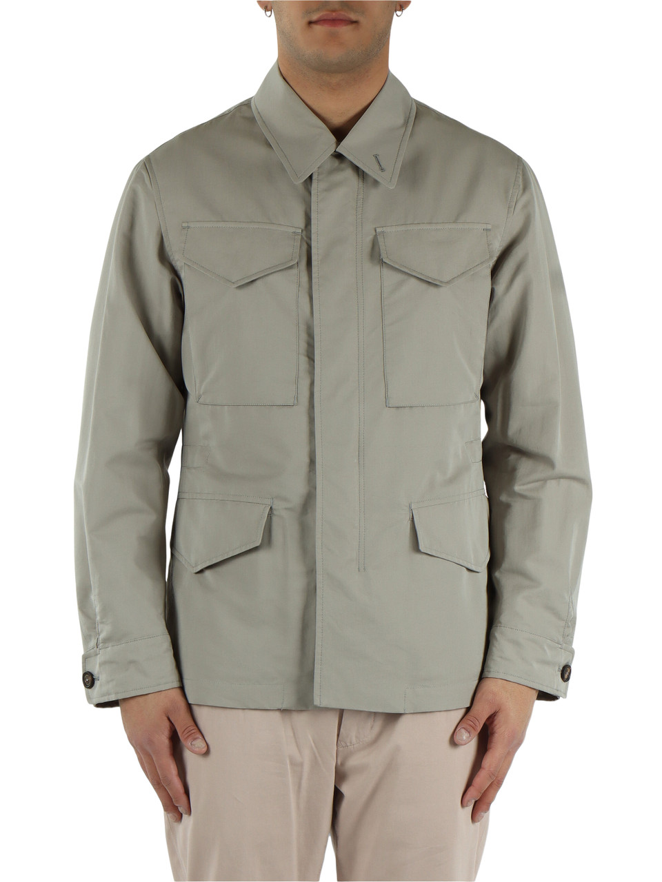 SALVIA | Giacca sahariana in cotone e seta