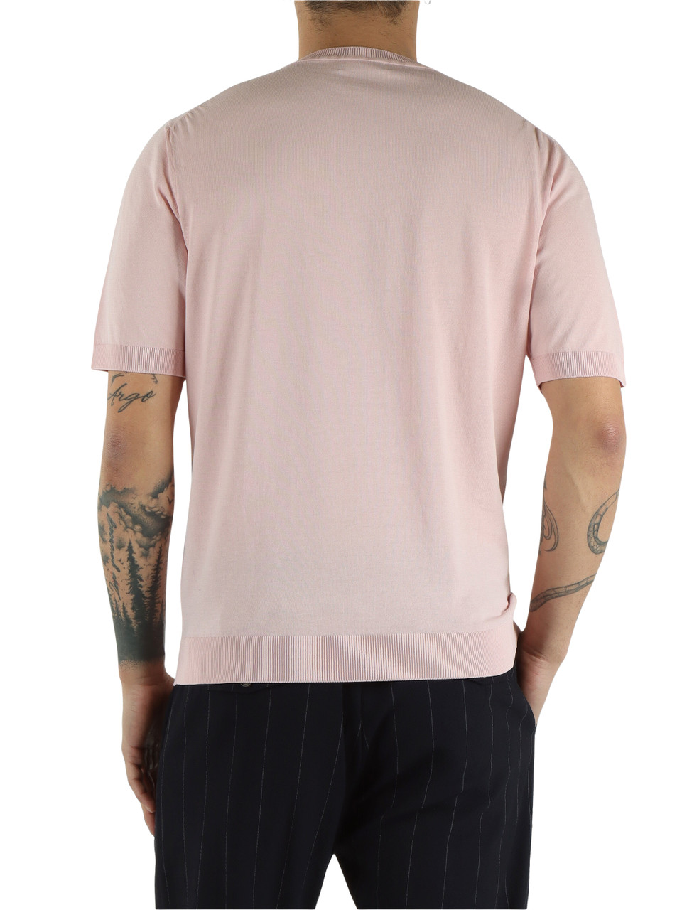 ROSA | Maglia girocollo manica corta in cotone