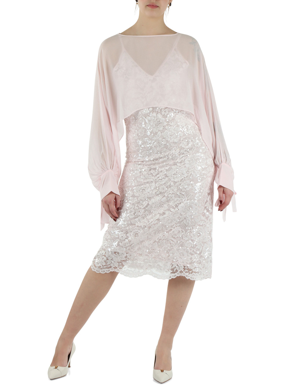 ROSA | Schultertuch aus Viskose-Georgette