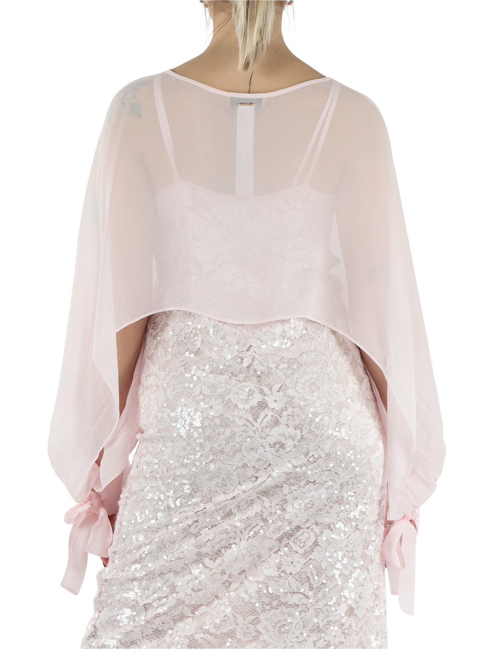 ROSA | Schultertuch aus Viskose-Georgette