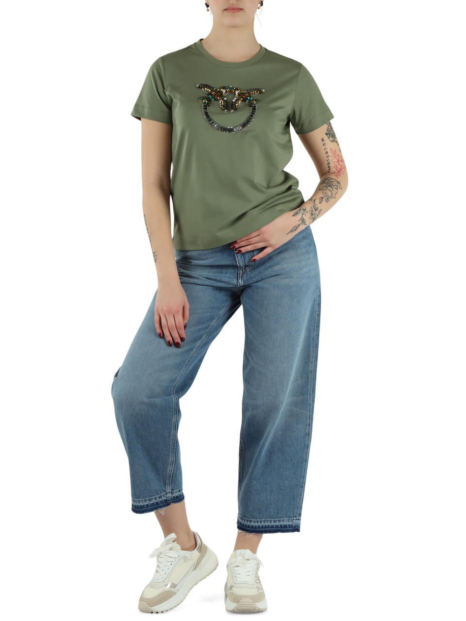 VERDE MILITARE | T-shirt in cotone QUENTIN