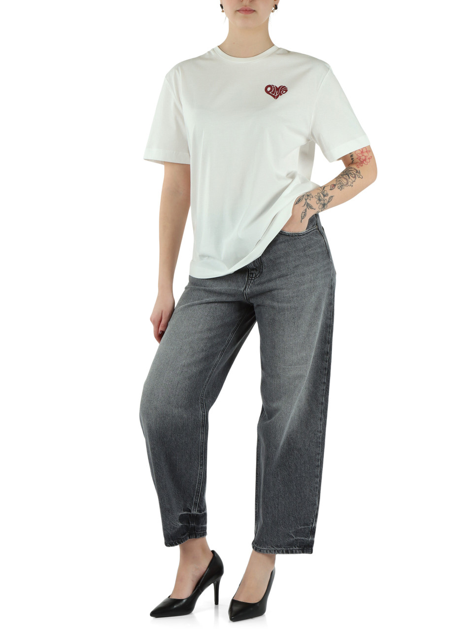 BIANCO | T-shirt in cotone STREPITOSO