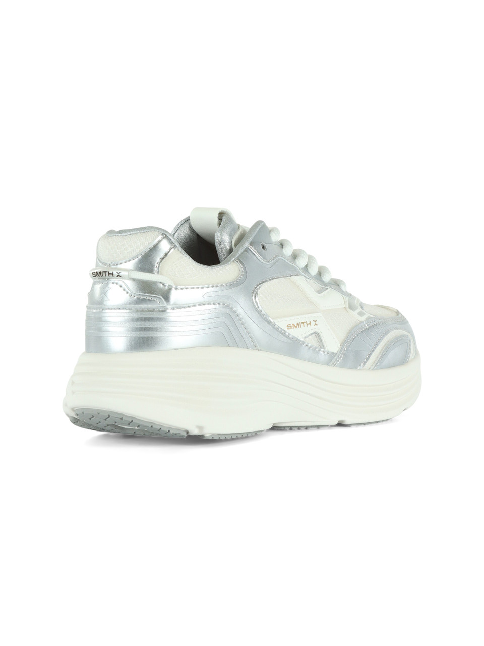 ARGENTO | SMITH X: Sneakers STORM con inserti in pelle