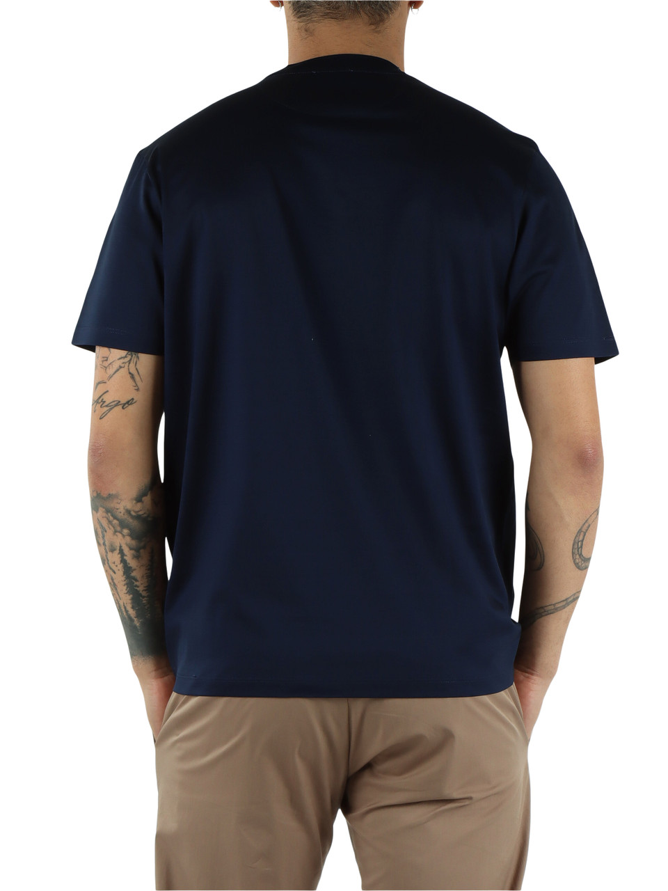 BLU SCURO | T-shirt in cotone Silver Collection