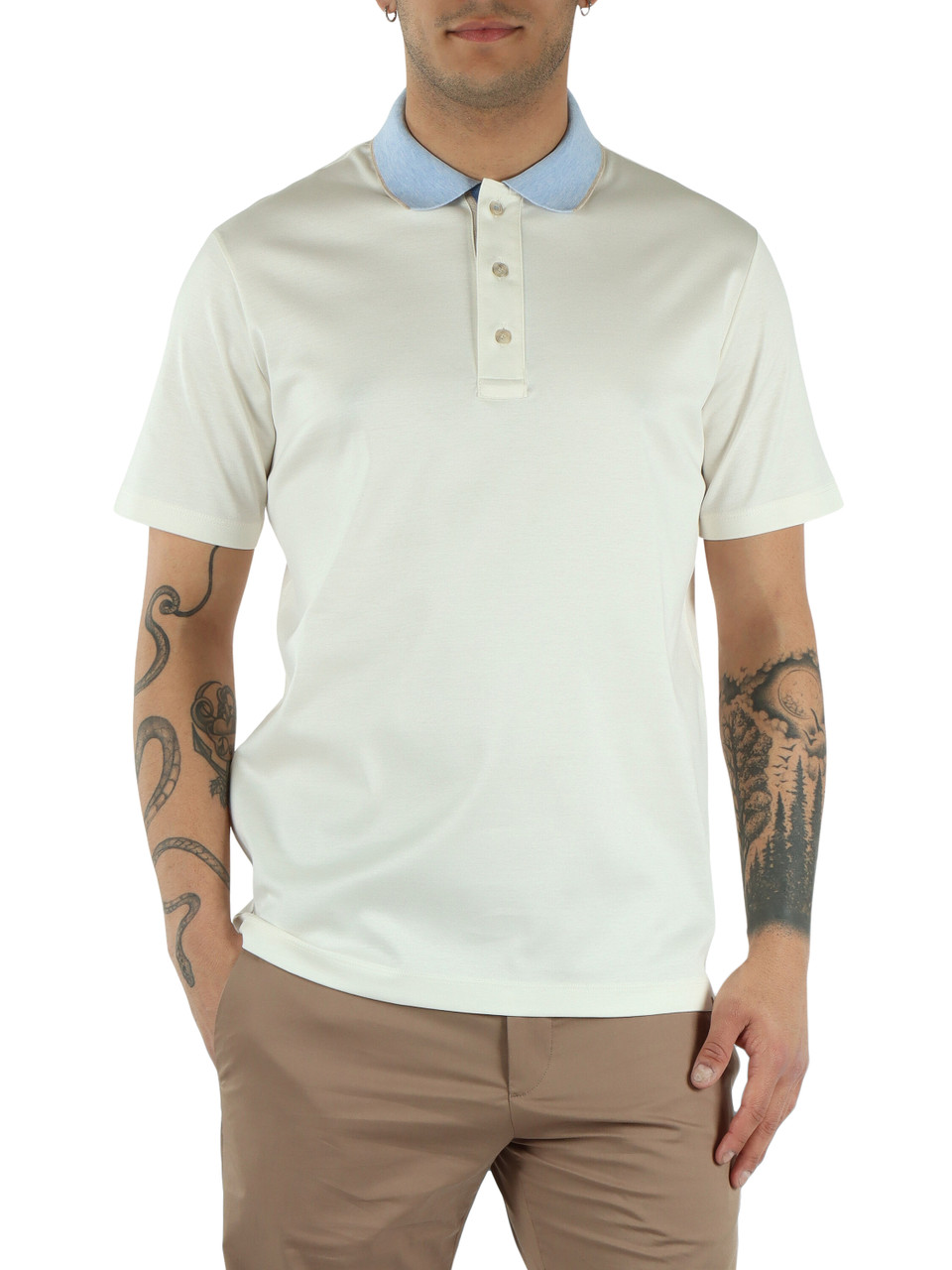 SAHNE | Polo aus Aqua Touch Baumwolle