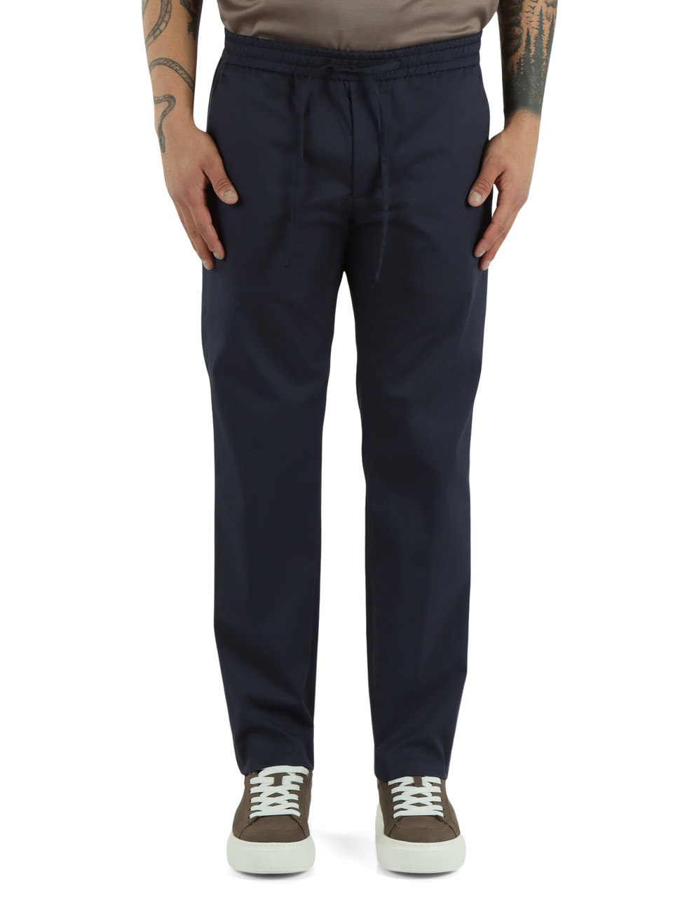 BLU SCURO | Pantalone in misto cotone MC-ADAM/3945