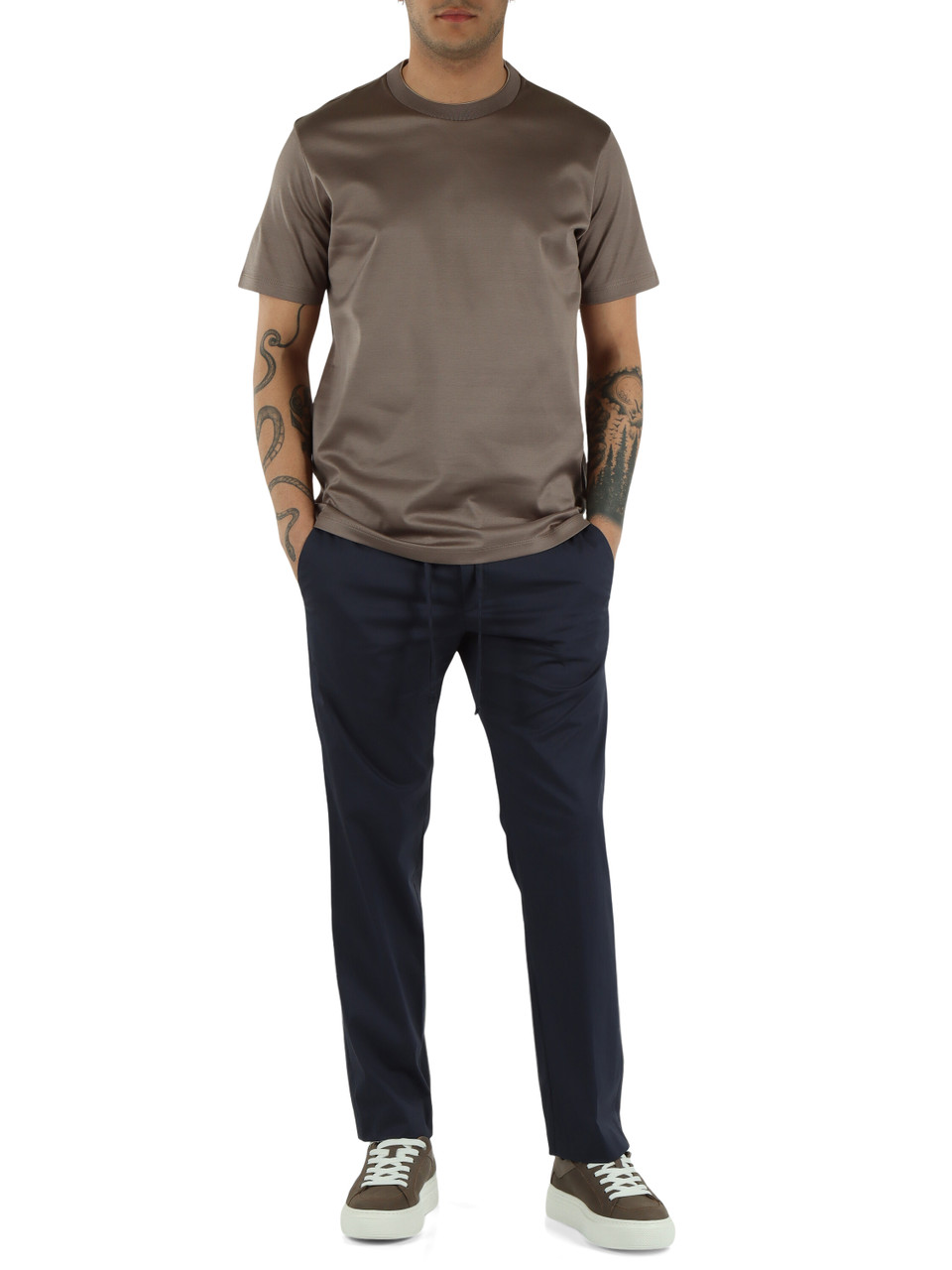 BLU SCURO | Pantalone in misto cotone MC-ADAM/3945