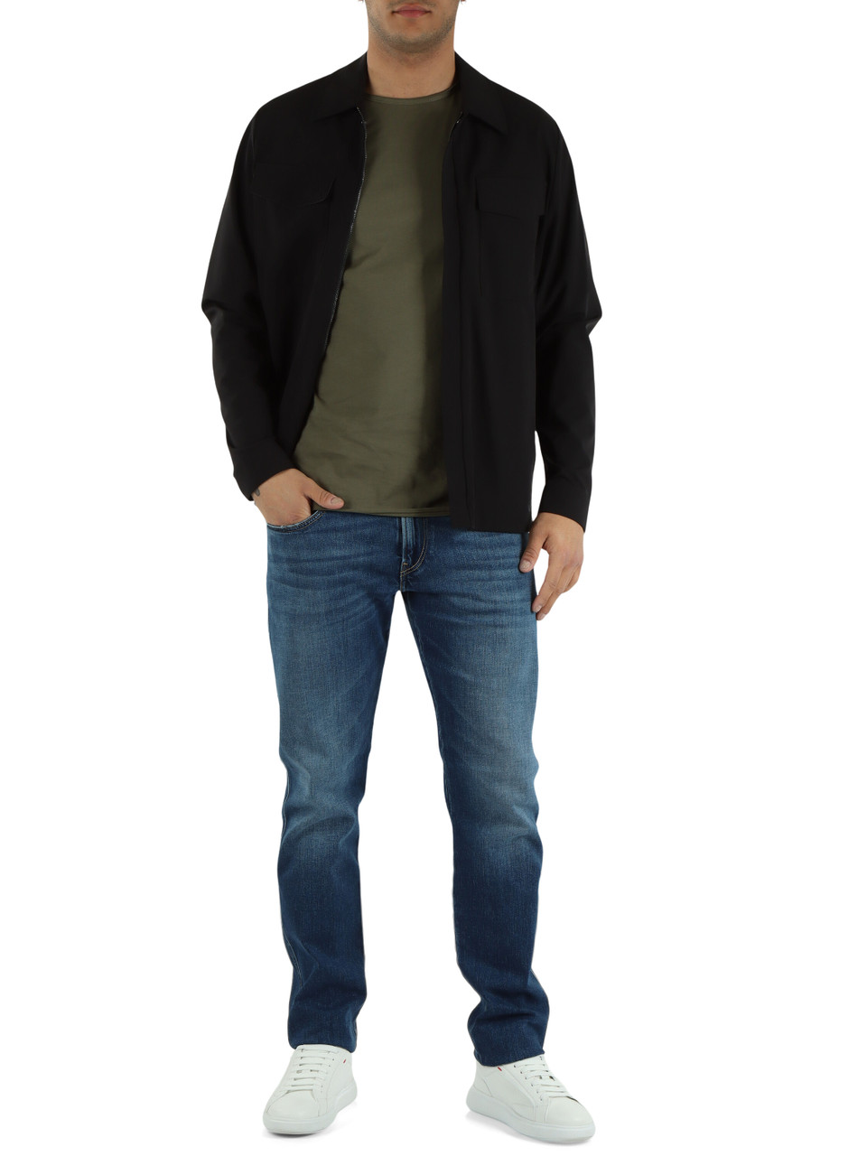 NERO | Overshirt MAPLE in tessuto Motion Technology