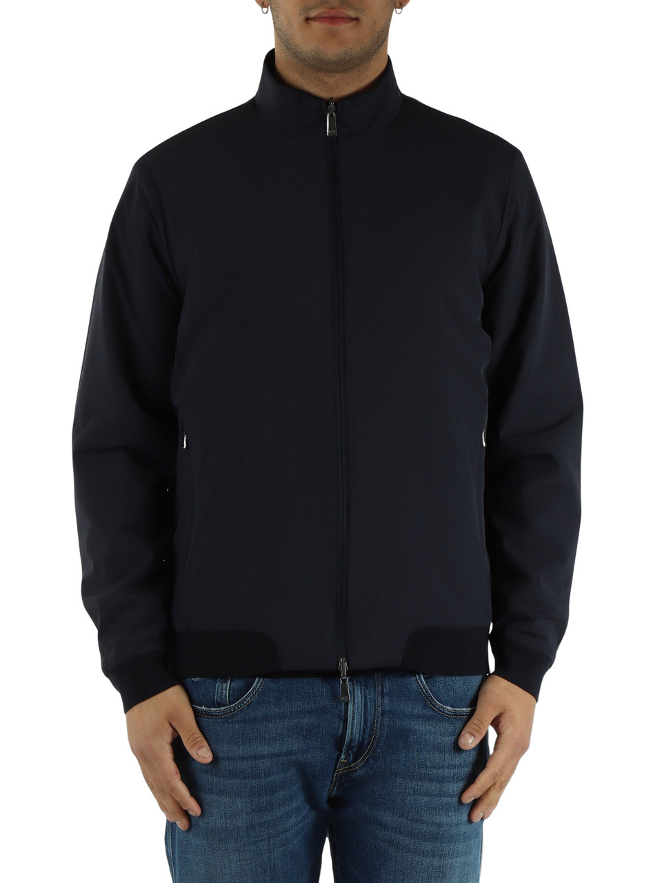 Dunkelblau | Leichte wendbare Jacke WALLET
