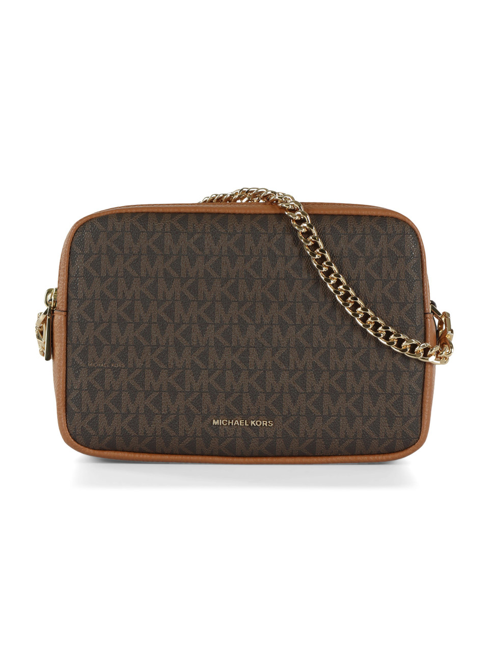 MARRONE | Camera bag BRYANT Medium con stampa logo