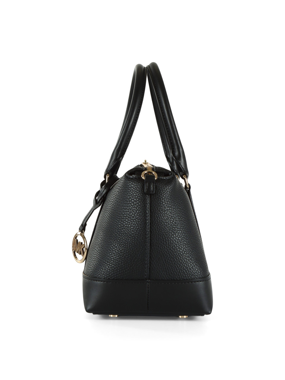 SCHWARZ | ANDIE Medium Handtasche aus genarbtem Leder