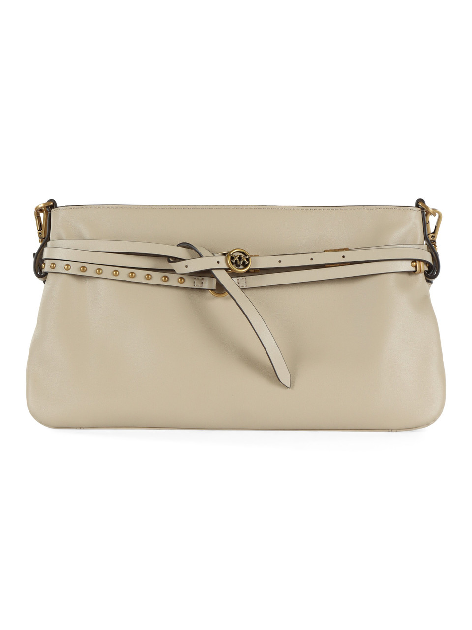 BEIGE | Borsa a spalla in pelle BELT BAG CLASSIC