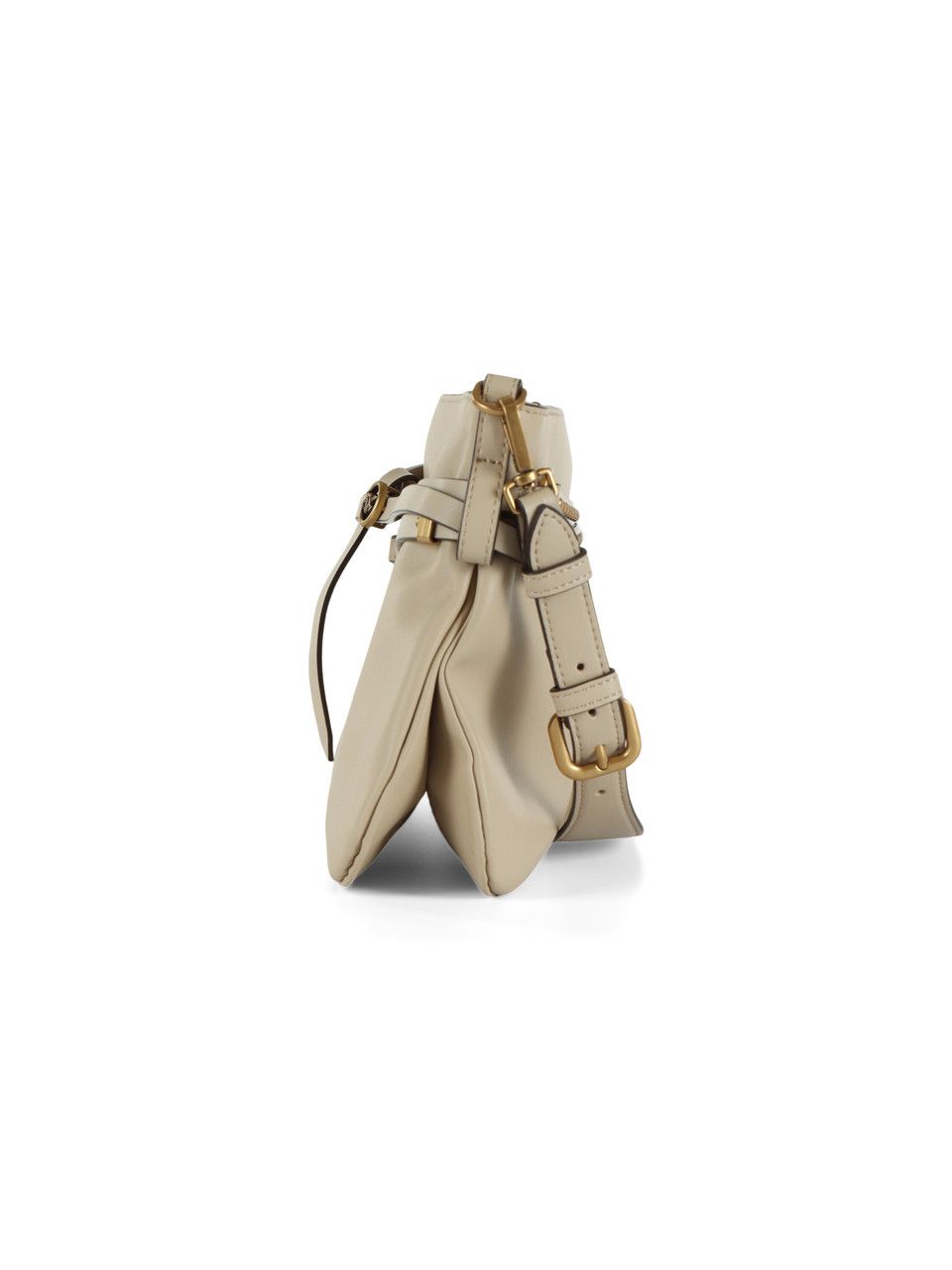 BEIGE | Borsa a spalla in pelle BELT BAG CLASSIC