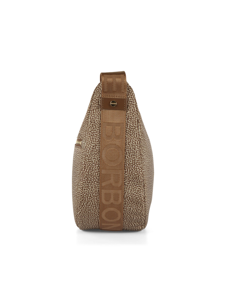 MARRONE | Borsa LUNA Middle Eco Line in tessuto OP