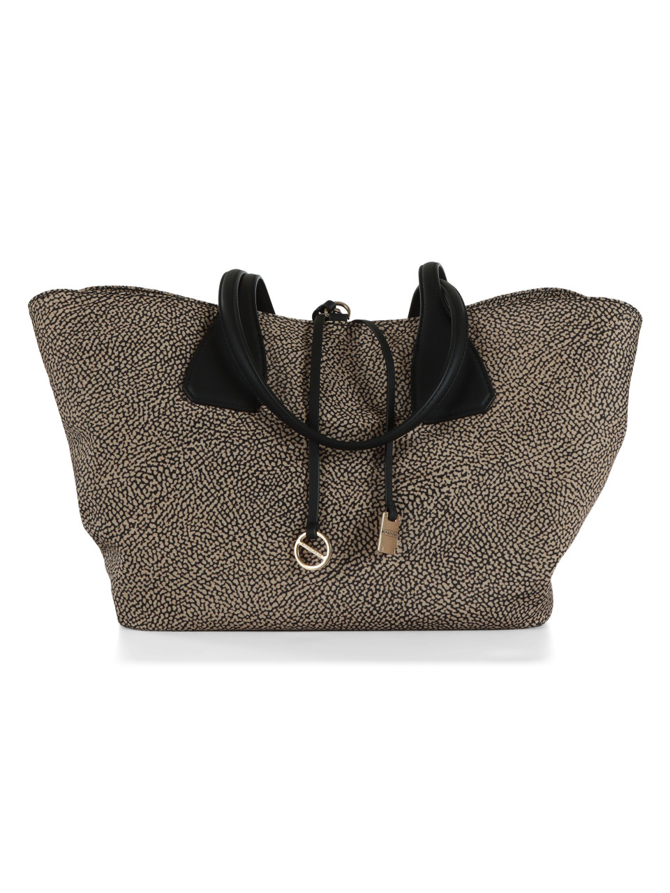 NERO | Borsa Shopping Vis A Vis in tessuto OP