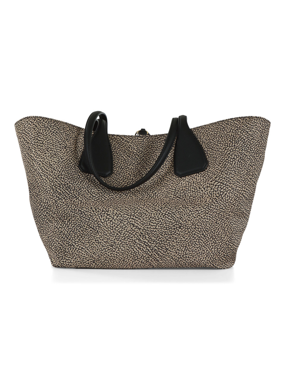 NERO | Borsa Shopping Vis A Vis in tessuto OP