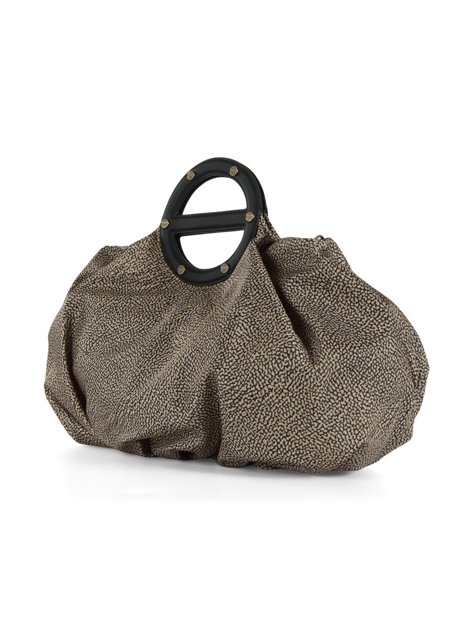 NERO | Borsa Bauletto Medium Vis A Vis in tessuto OP