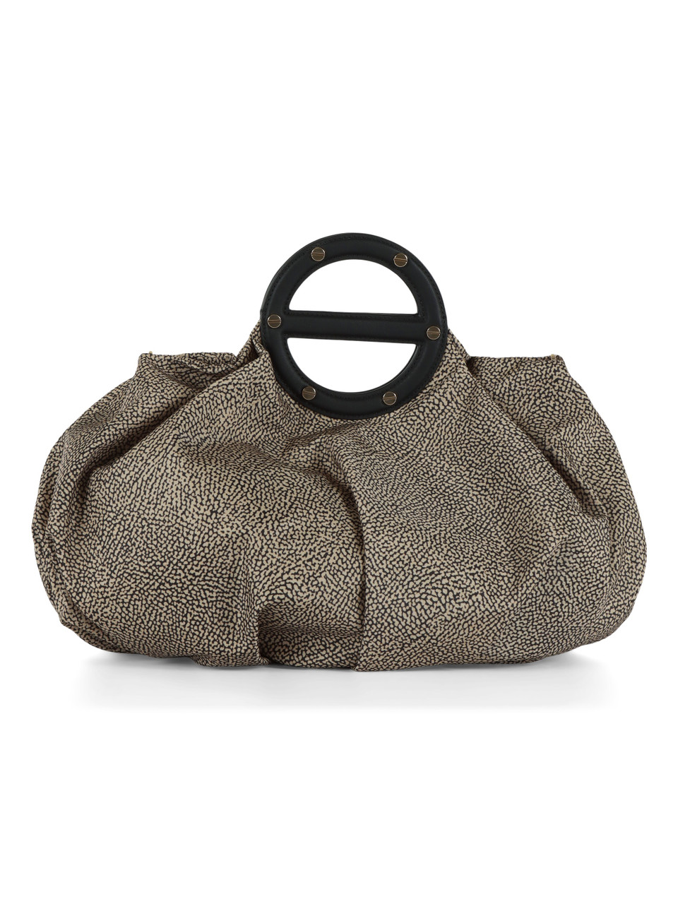 NERO | Borsa Bauletto Medium Vis A Vis in tessuto OP