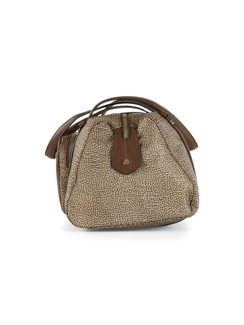 MARRONE | Borsa Bauletto Medium Poche in tessuto OP