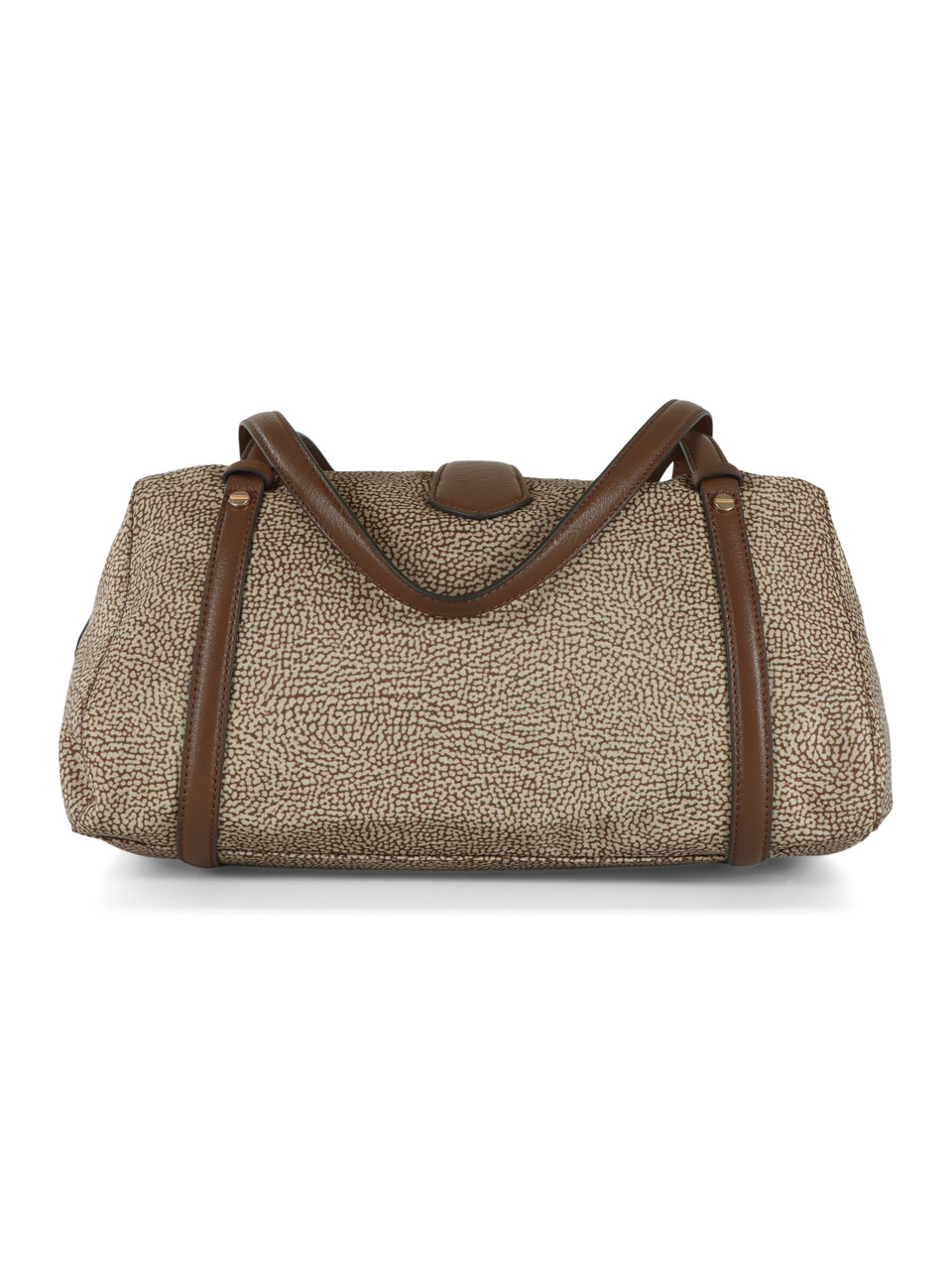 MARRONE | Borsa Bauletto Medium Poche in tessuto OP