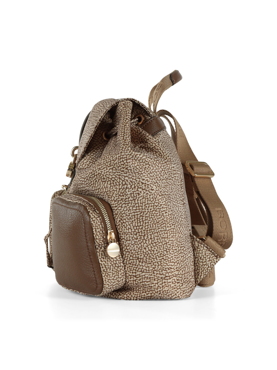 MARRONE | Zaino Medium Poche in tessuto OP