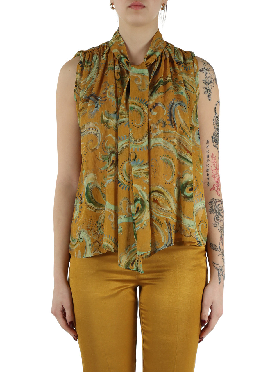 OCRA | Top in creponne di viscosa FATUO