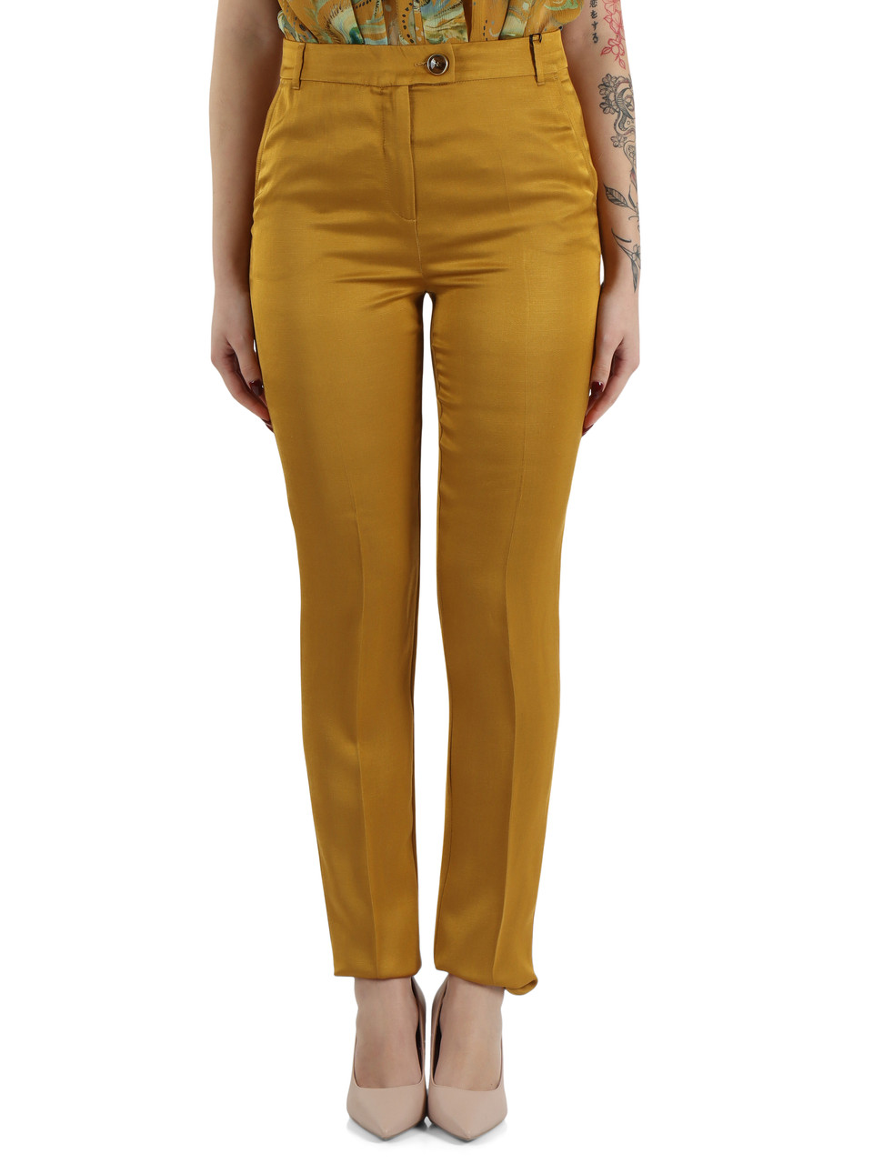 OCRA | Pantalone in viscosa e lino AGENDA