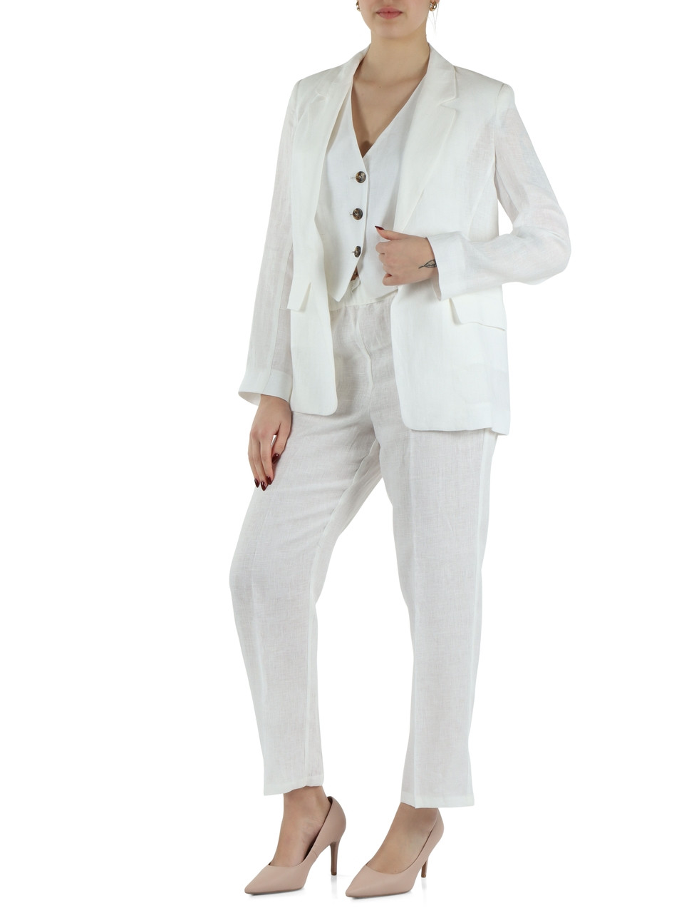 WEISS | Leinenjacke VINCITA
