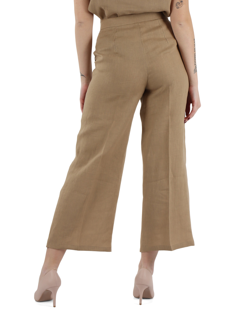 KAMEL | Gerade geschnittene Leinenhose CLAVA