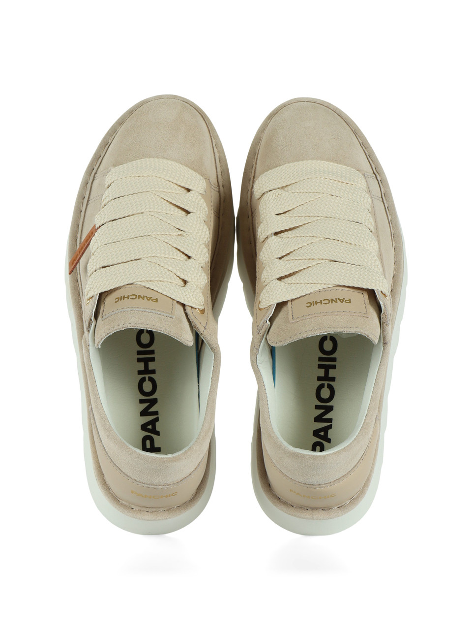 BEIGE | Scarpa stringata in suede P003