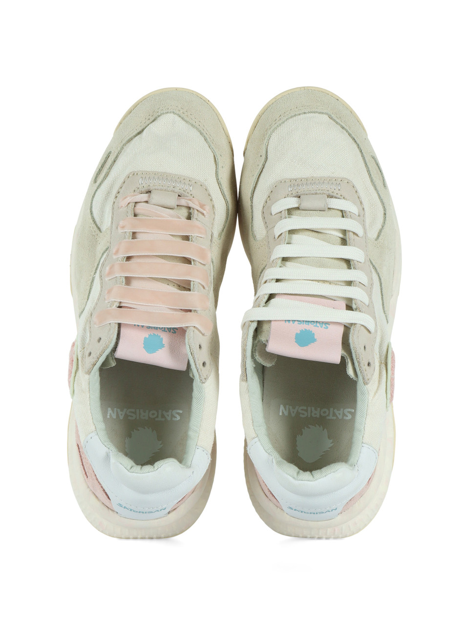 OFF WHITE | Sneakers in pelle e tessuto CHACRONA LINEN