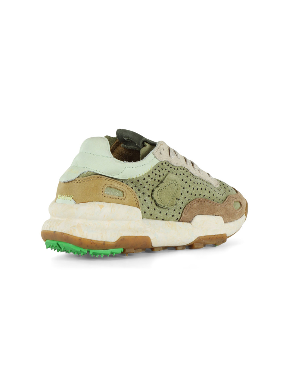 GRÜN | CHACRONA LASER PREM Ledersneaker