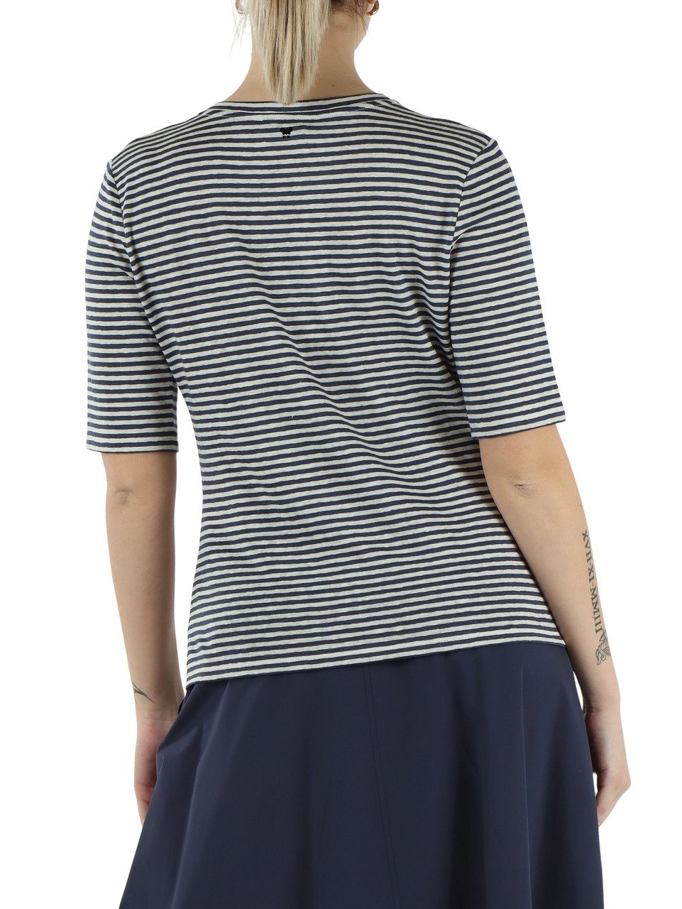 BLU | T-shirt in lino stretch OPZIONE