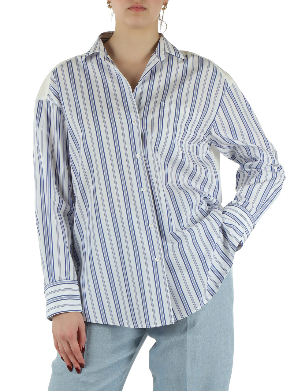 BIANCO | Camicia morbida in popeline TESSILE