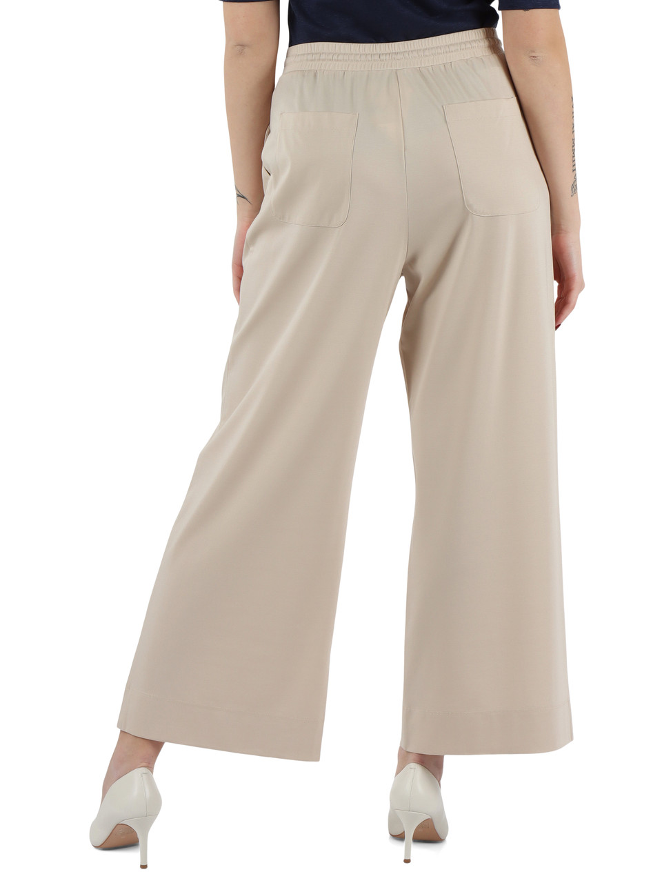BEIGE | Pantalone MODICO in misto viscosa e lyocell