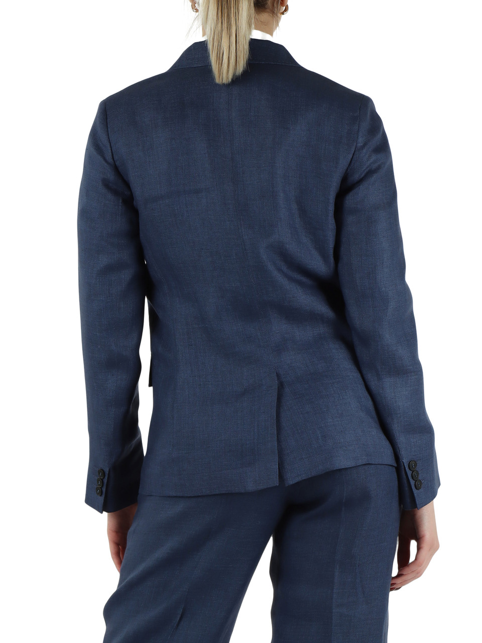 BLAU | NALUT Leinen-Canvas-Jacke