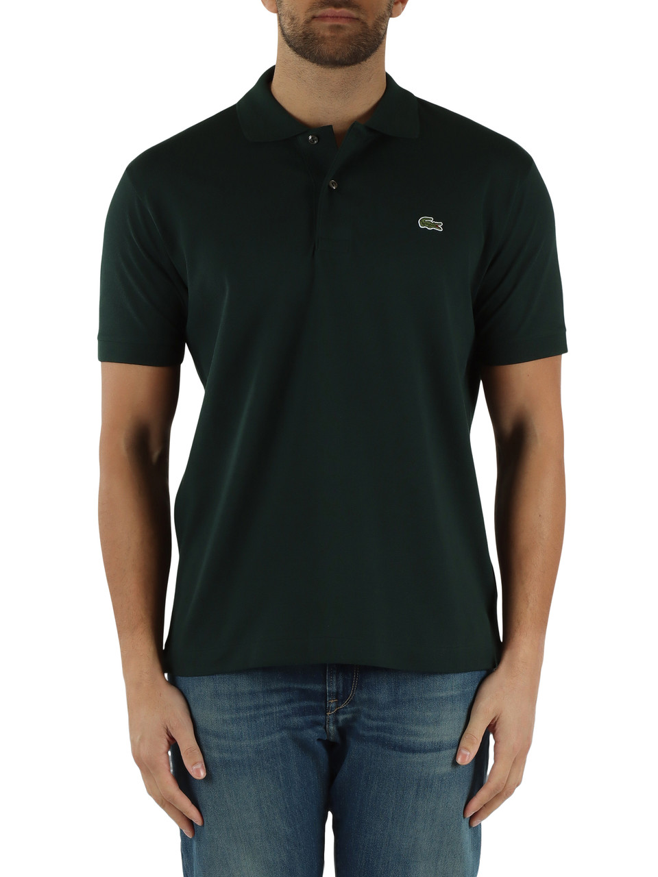 DUNKELGRÜN | Polo L.12.12 Classic Fit aus Baumwoll-Piqué