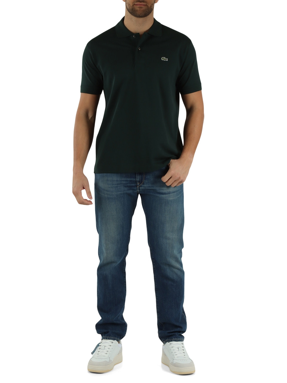 DUNKELGRÜN | Polo L.12.12 Classic Fit aus Baumwoll-Piqué