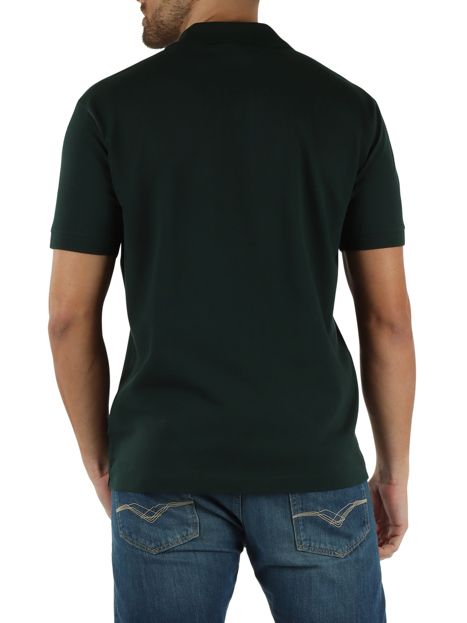 VERDE SCURO | Polo L.12.12 Classic fit in cotone piquet