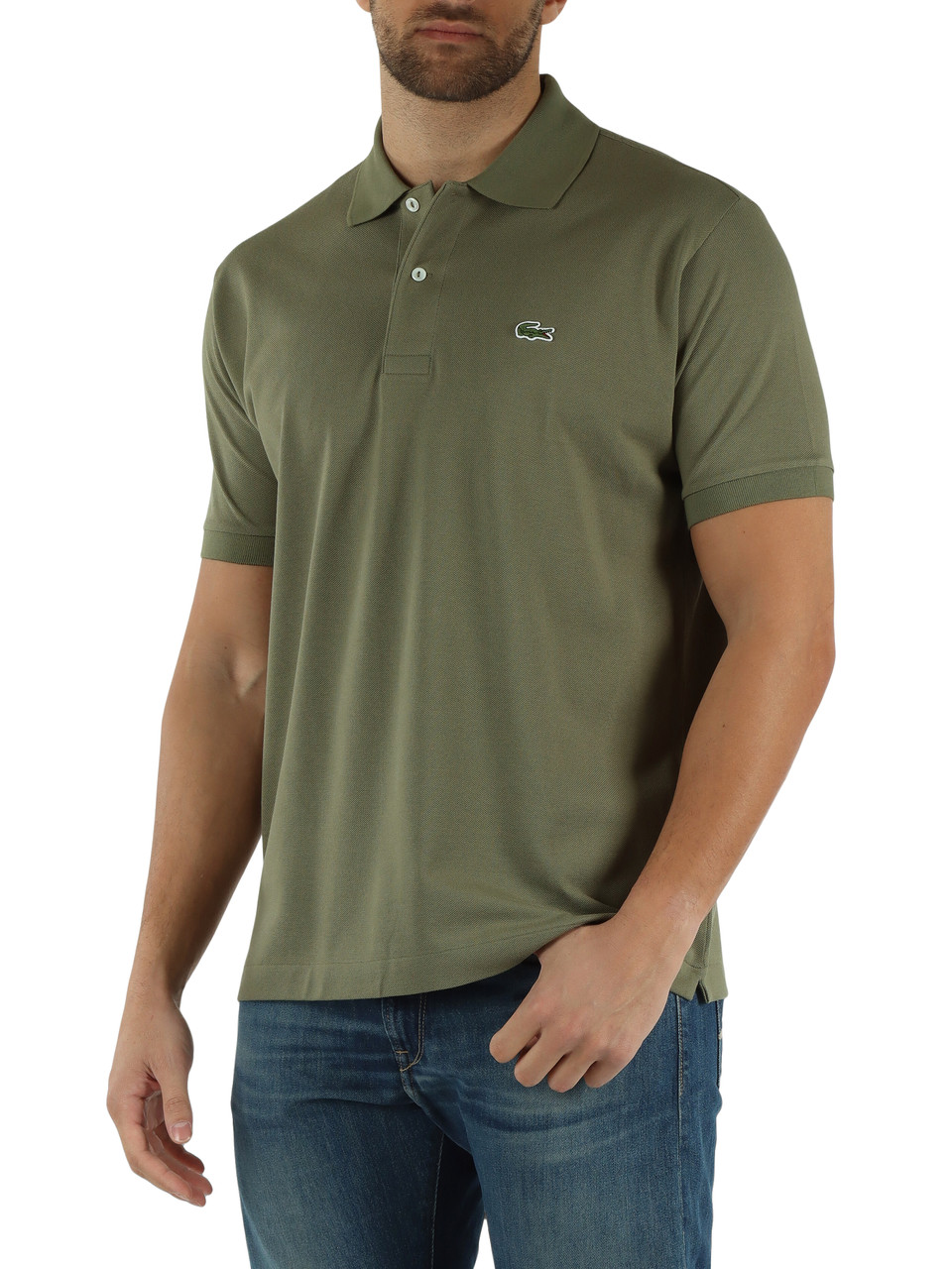 KAKI | Polo L.12.12 Classic Fit aus Baumwoll-Piqué