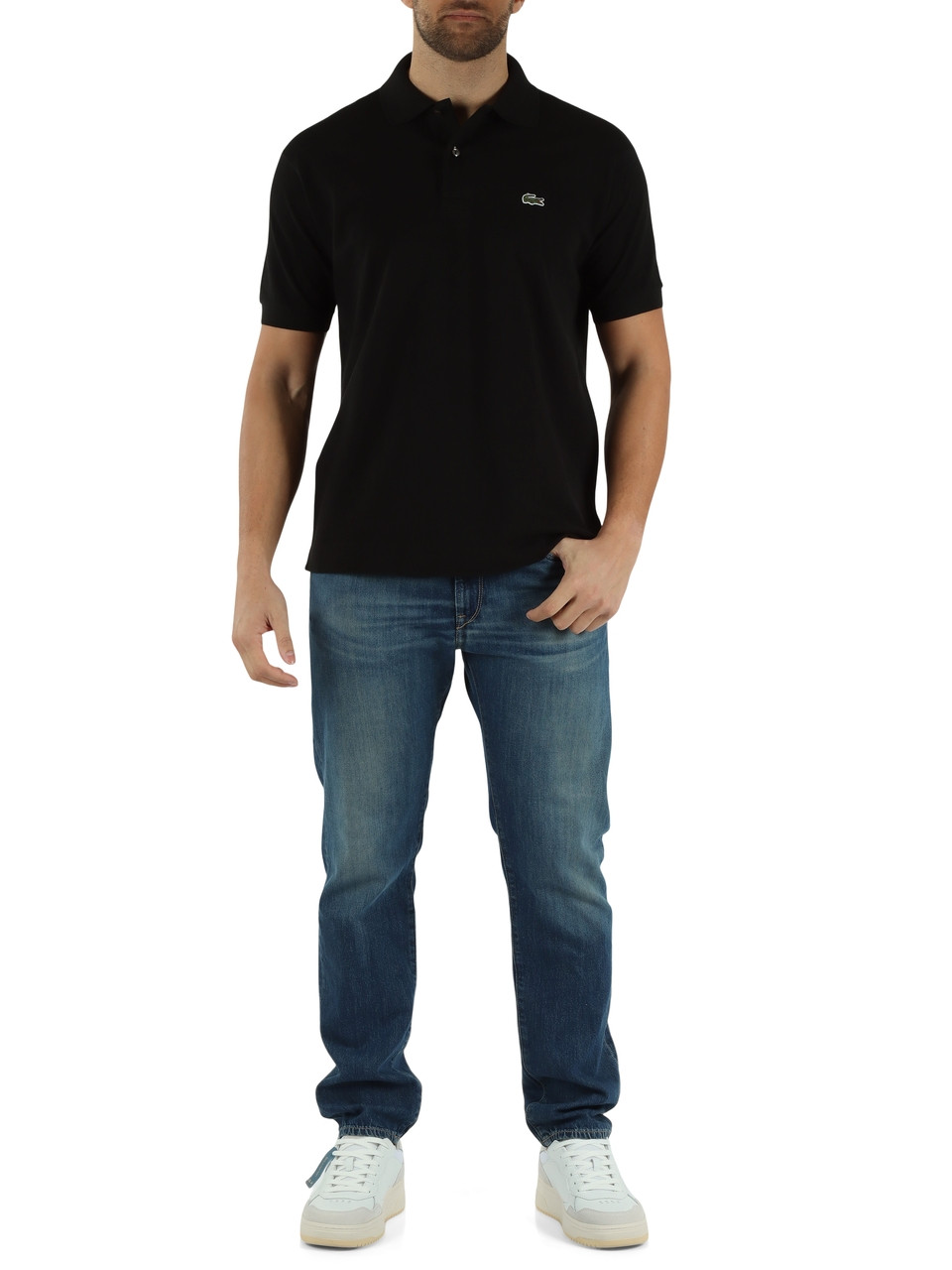 SCHWARZ | Polo L.12.12 Classic Fit aus Baumwoll-Piqué