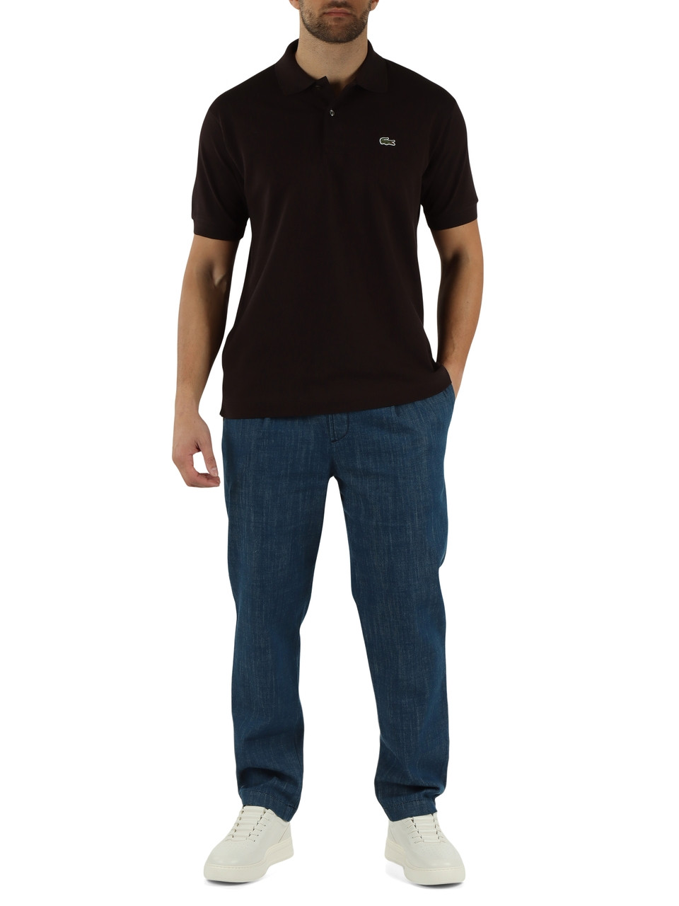 MARRONE | Polo L.12.12 Classic fit in cotone piquet