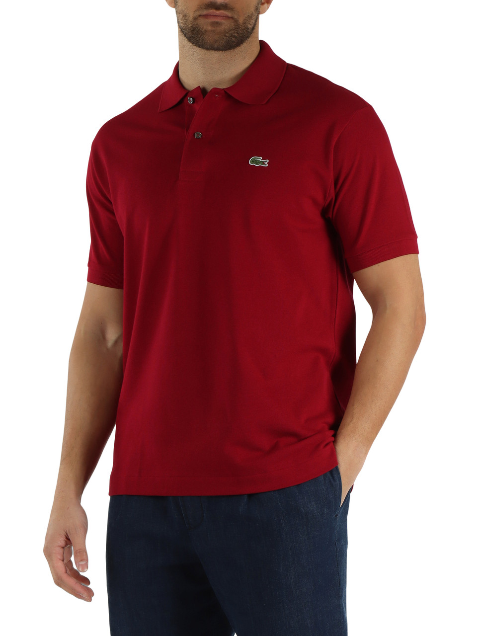 ROSSO SCURO | Polo L.12.12 Classic fit in cotone piquet