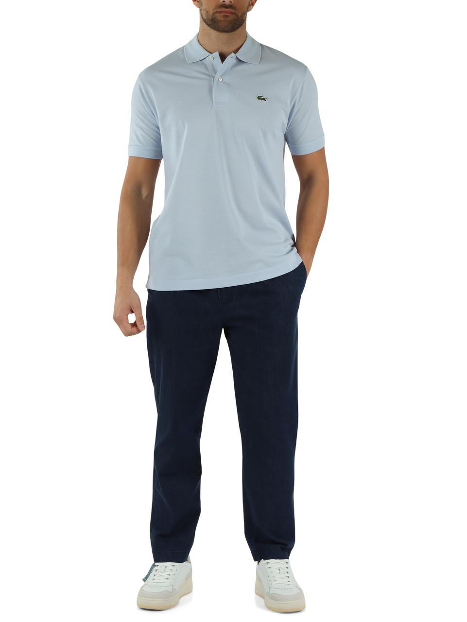 Puderblau | Polo L.12.12 Classic Fit aus Baumwoll-Piqué