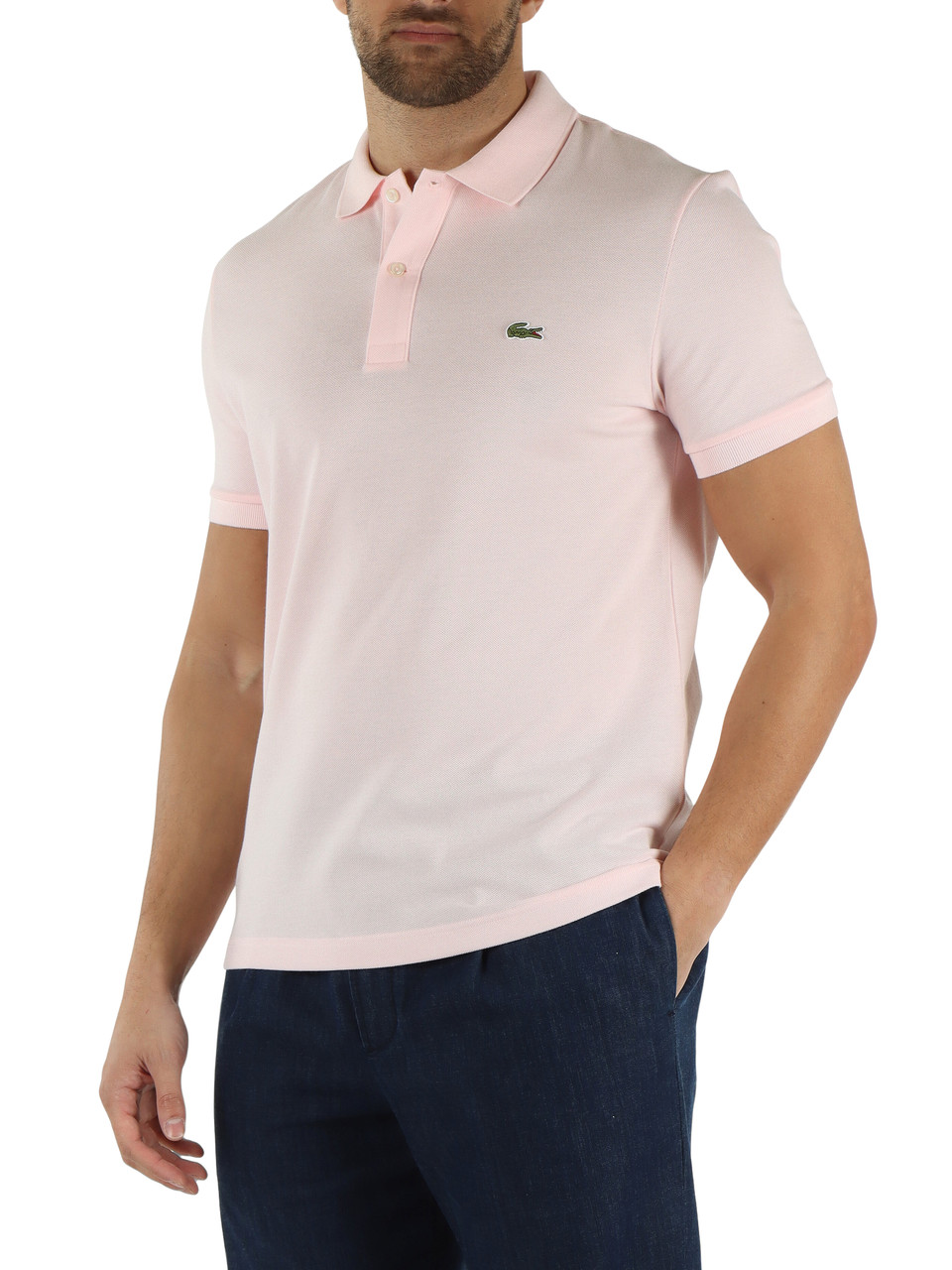 ROSA CHIARO | Polo L.12.12 slim fit in cotone piquet