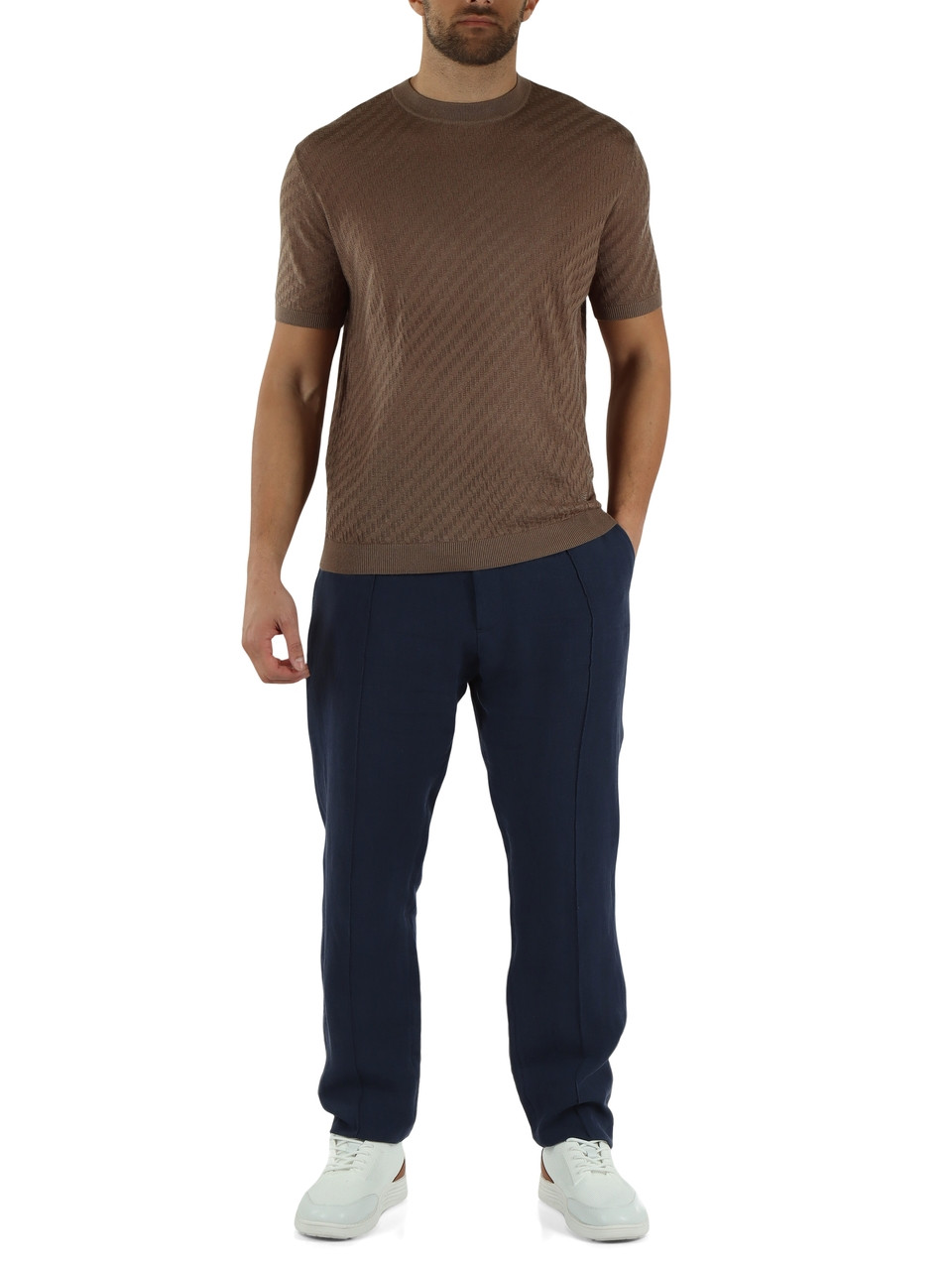 TORTORA | Kurzarmshirt aus Lyocell-Woll-Mischung