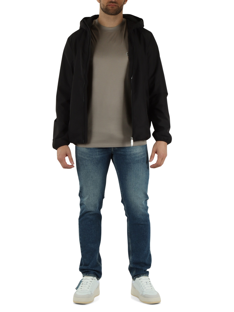 NERO | Giubbino leggero con cappuccio CASPER